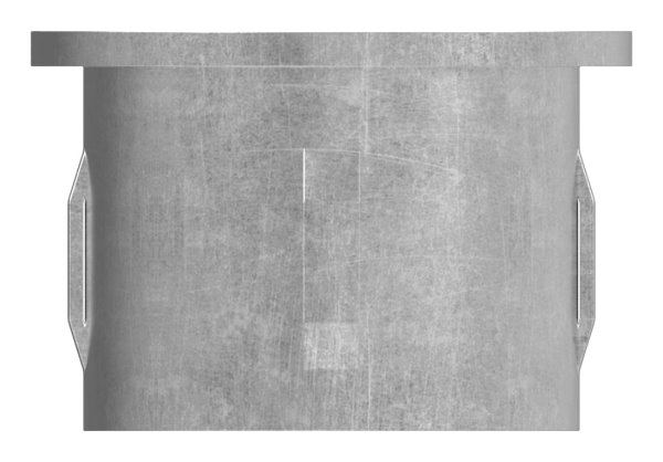Bouchon en acier | avec M8 | plat | pour tube Ø 42.4 x 3.0-3.5 mm | acier (brut) S235JR