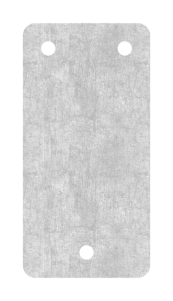 Support de glissière de plateau, pour tube 33,7mm, laiton