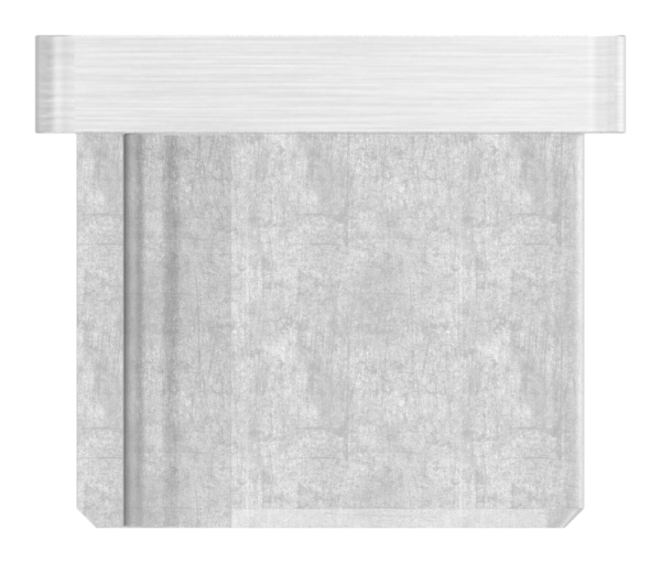 Capuchon d'insertion V4A pour collage pour tube 40x30x2,0 mm