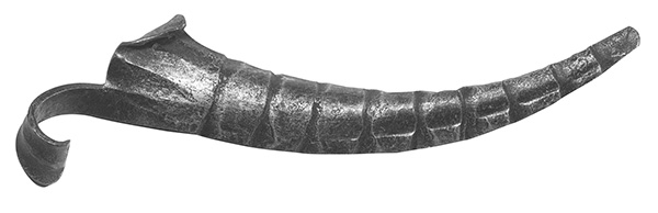 Baroque lourd | Dimensions : 75x260 mm | Matériau : 5 mm | Acier S235JR, brut