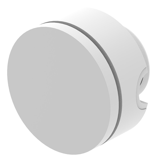 Porte-brenk Ø 50mm, plastique, blanc pur