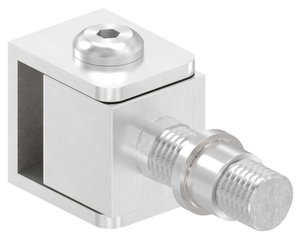 Charnière de portail réglable avec manchon fileté M24, V2A