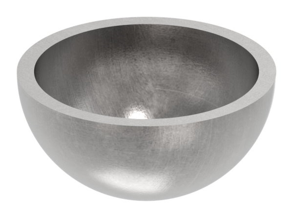 Boule semi creuse Ø 30 mm | lisse | acier S235JR, brut