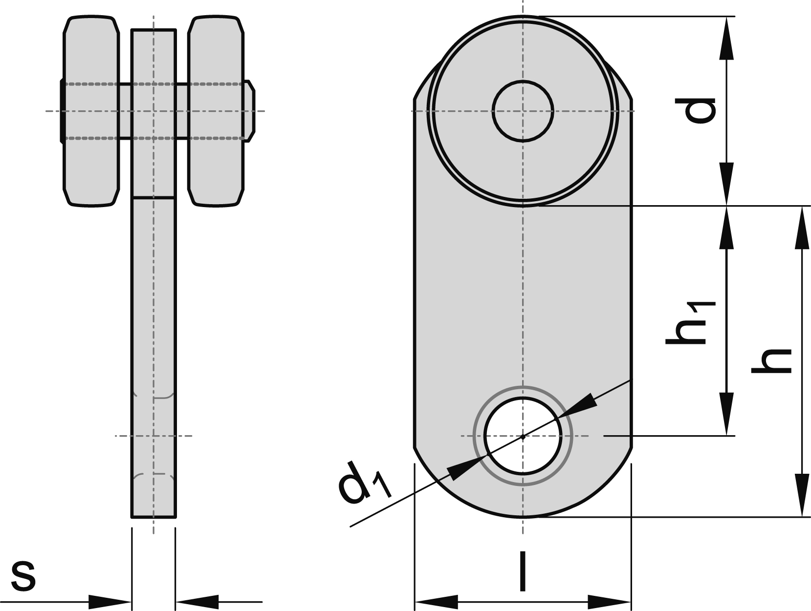 Rouleau simple pour la taille d'accrochage 0