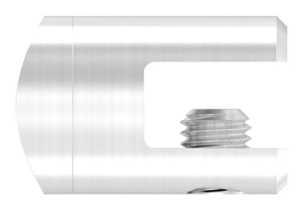 Support de plaque transversale Ø 25 mm avec raccord 42.4