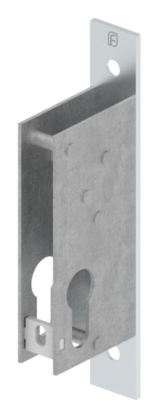 Serrure à pêne dormant à cadre tubulaire, distance d'encastrement 35 mm