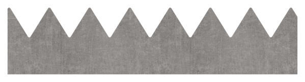 Bande dentelée | Longueur : 2000 mm | Matériau : 3 mm | Acier S235JR, brut