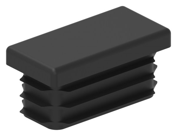 Bouchon en plastique pour tube rectangulaire 40x20mm