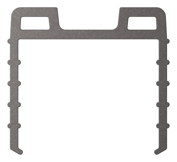 Joint à coin verre 20,76 - 21,52mm, pour rainure 24 x 24mm, longueur 3m, EPDM