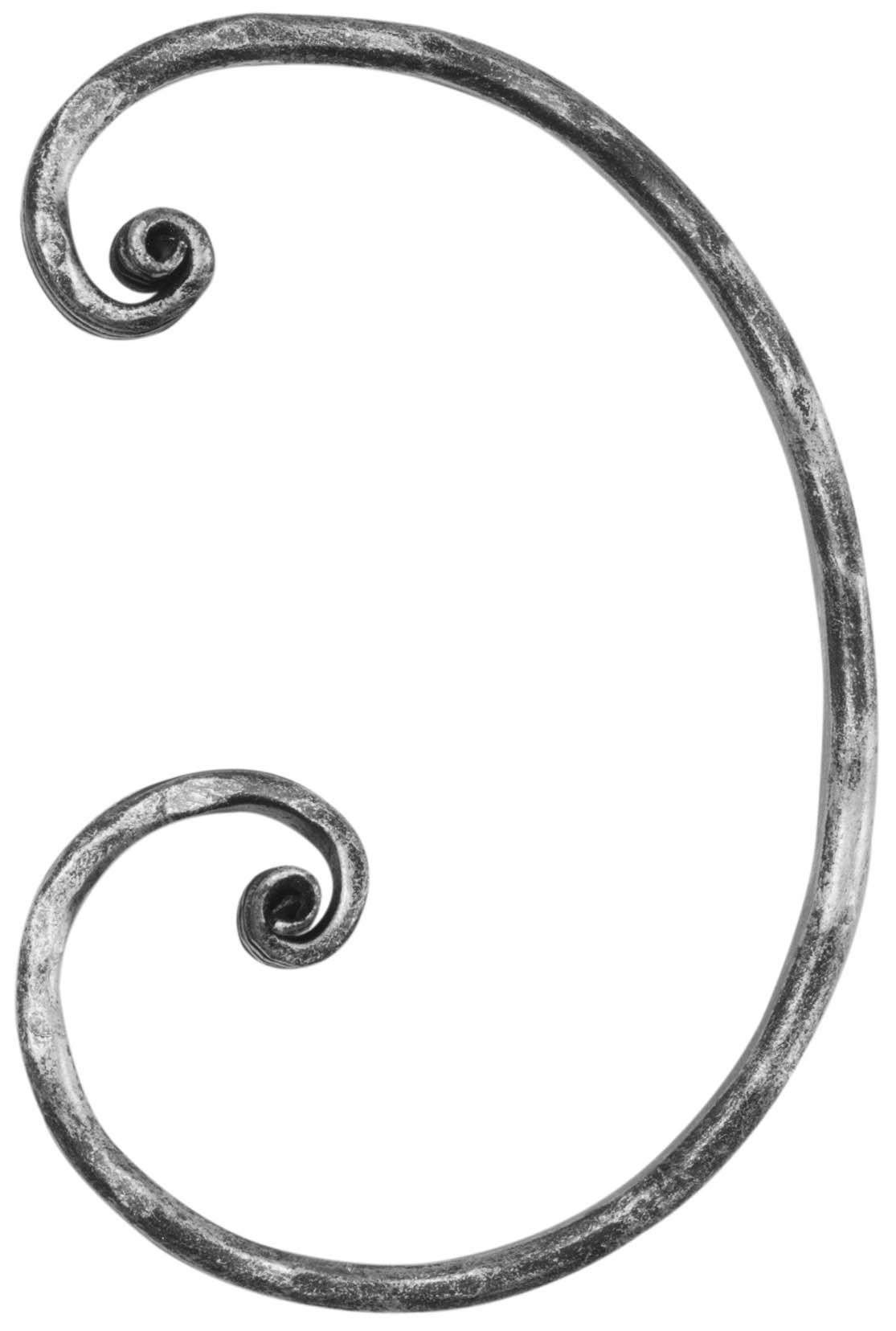 Maître baroque | Dimensions : 145x215 mm | Matériau : 16x8 mm | Acier S235JR, brut