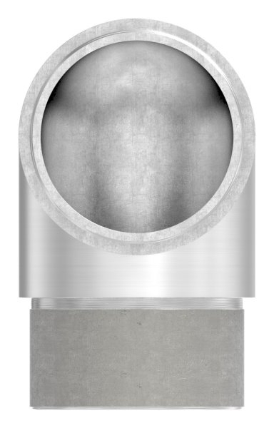 Coude 90° étroit, pour tube rond Ø 42.4x2.0 mm V4A