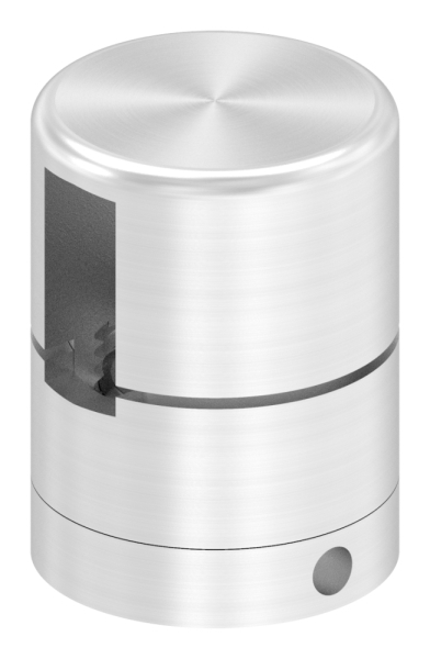 Support de base Brenk pour barres plates 20 x 8mm, ALU