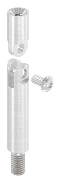 Goupille d'articulation Ø 12mm, longueur : 68mm, V2A
