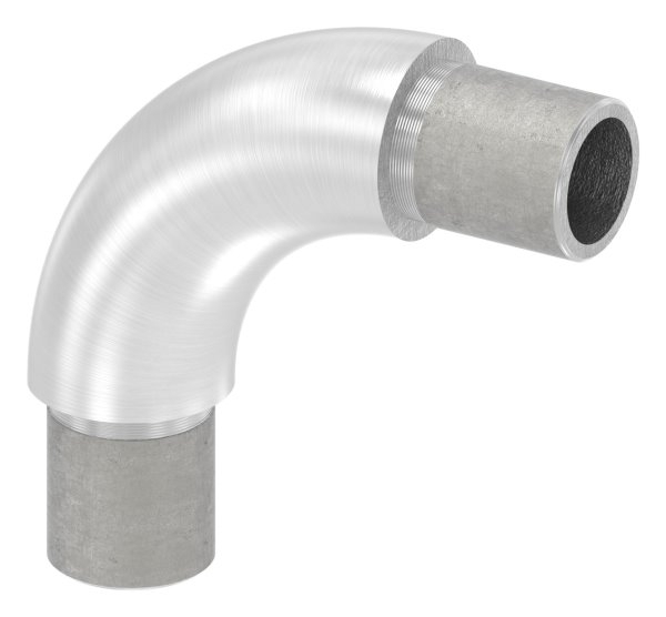 Coude 90° rond, pour tube rond Ø 21,3x2,0 mm V4A