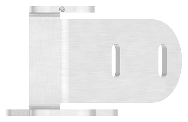 Fixation murale pour poteau de garde-corps pour tube 42,4 mm