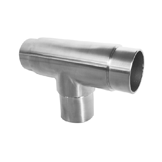 Pièce en T à sorties égales pour tube rond Ø 42.4x2.0 mm V2A