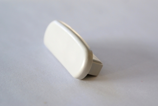 Embout pour main courante en plastique pour 40 x 8mm, gris-vert