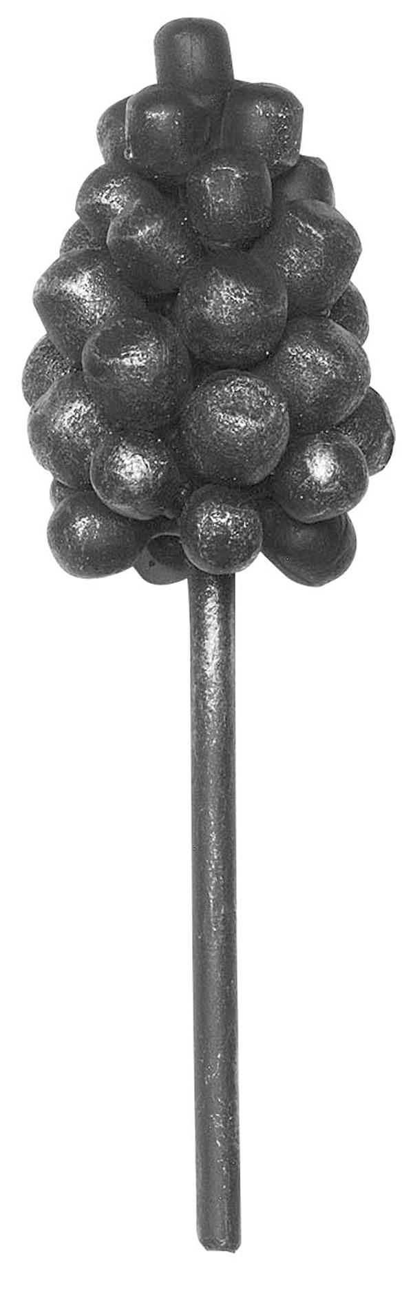 Raisin | Dimensions : 75x100 mm | Matériau : Ø 8 mm | Acier S235JR, brut