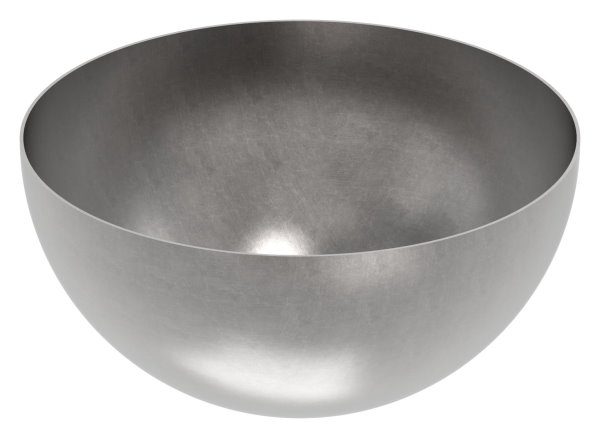 Boule semi creuse Ø 300 mm | lisse | acier S235JR, brut