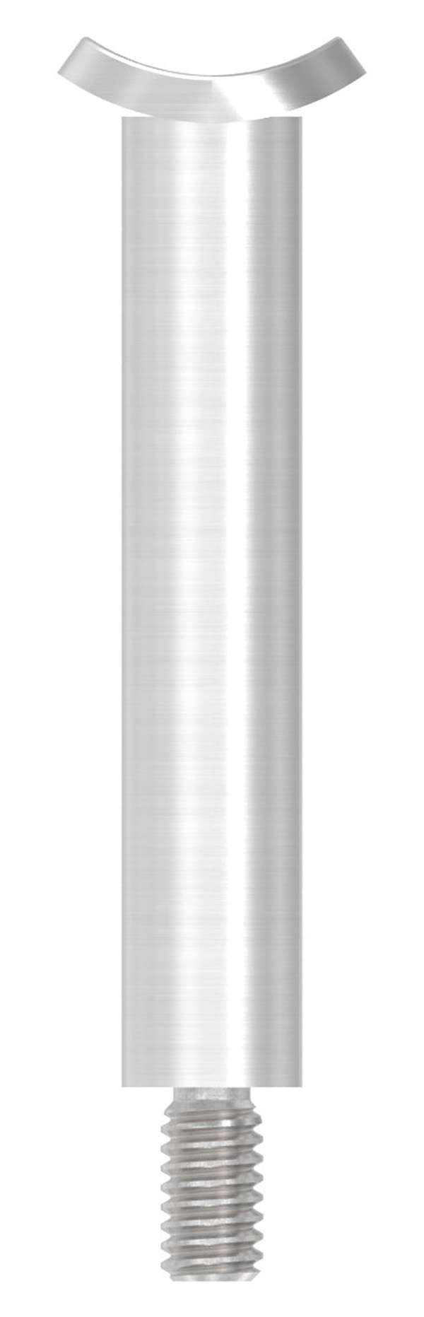 Goupille avec plaque de retenue | Raccord : Ø 33,7 mm | V2A