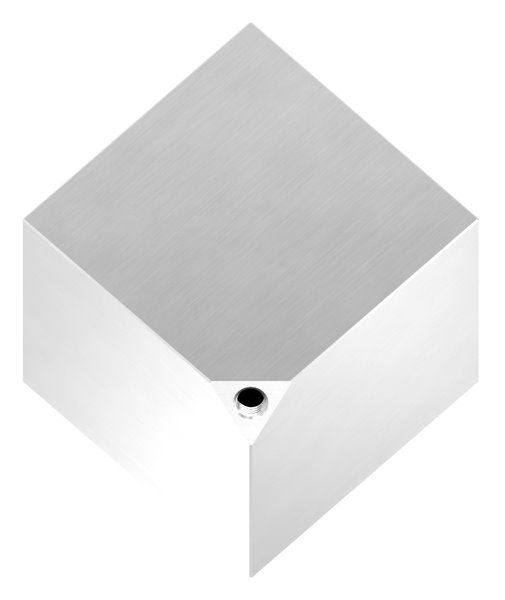 Cube 80x80 mm avec filetage M8 V2A