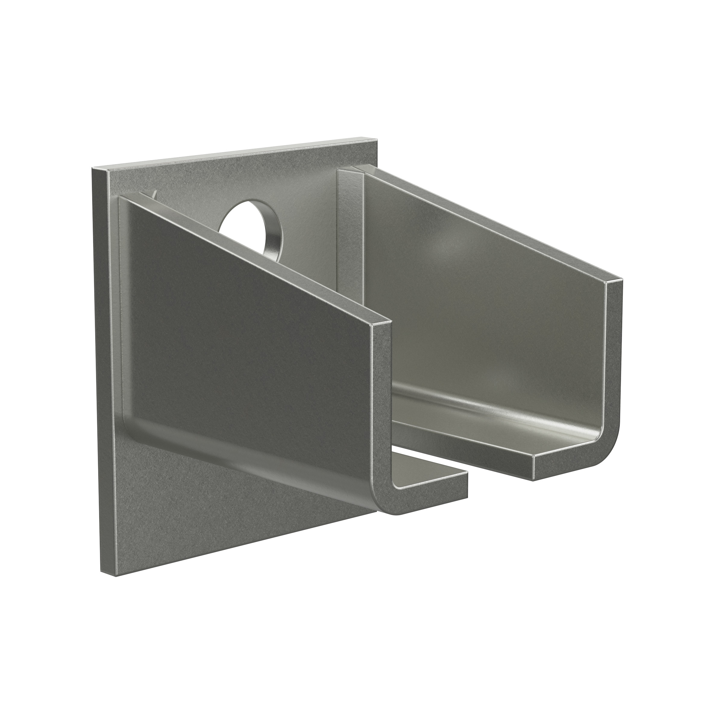 Support simple taille 1 pour rail, long