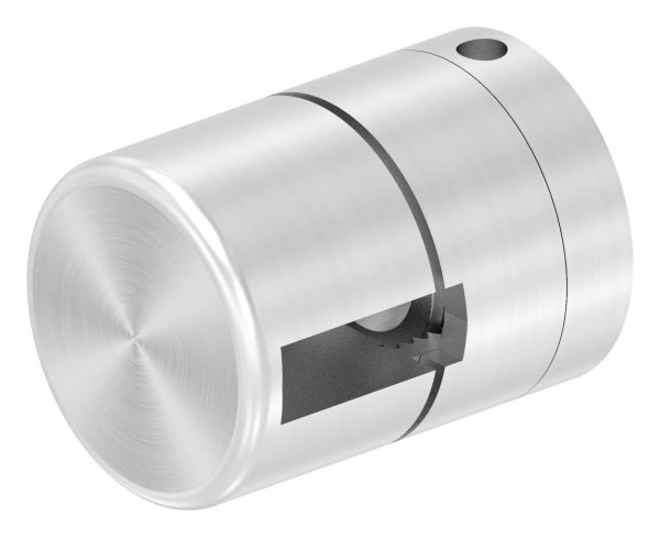 Support de base Brenk pour barres plates 20 x 6mm, ALU