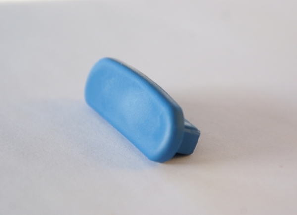 Embout pour main courante en plastique pour 40 x 8mm, bleu clair