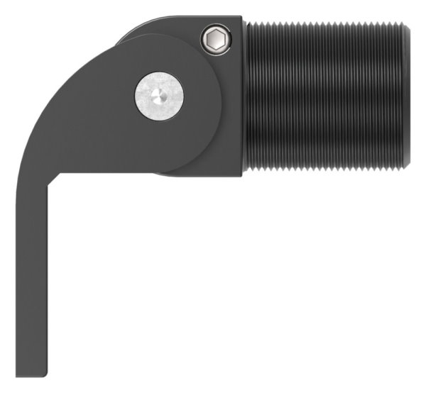 Charnière de porte 180° à fermeture automatique sans butée vissable