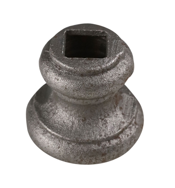 Manchon décoratif | Dimensions : 45x44 mm | Poinçonnage : 14.5x14.5 mm | Acier S235JR, brut