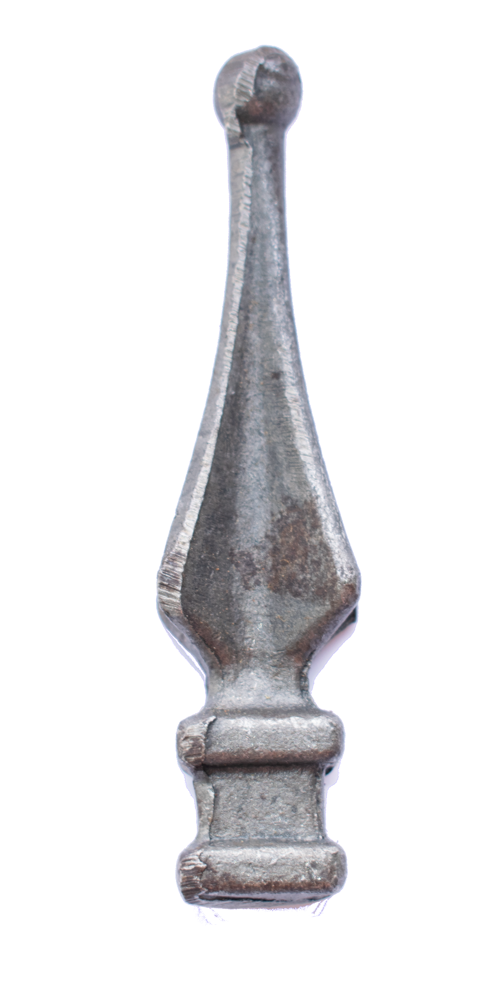 Pointe de clôture | Hauteur : 120 mm | Matériau : 24x24 mm | Acier S235JR, brut