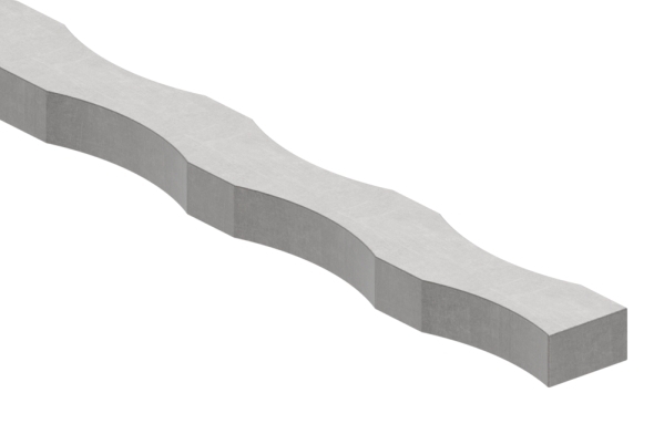 Barre plate | Matériau : 16x8 mm | Longueur : 3300 mm | Acier (brut) S235JR