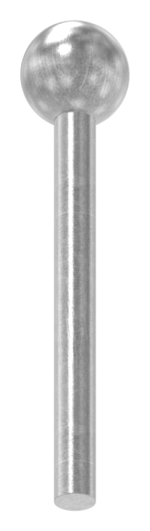 Boulon à tête sphérique Ø 5.5/13 mm | Acier S235JR, brut