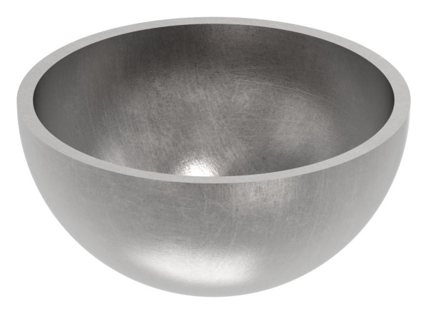 Boule semi creuse Ø 48 mm | lisse | acier S235JR, brut