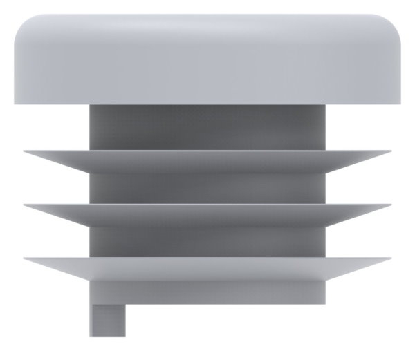 Capuchon en plastique pour tube rond 21.3mm