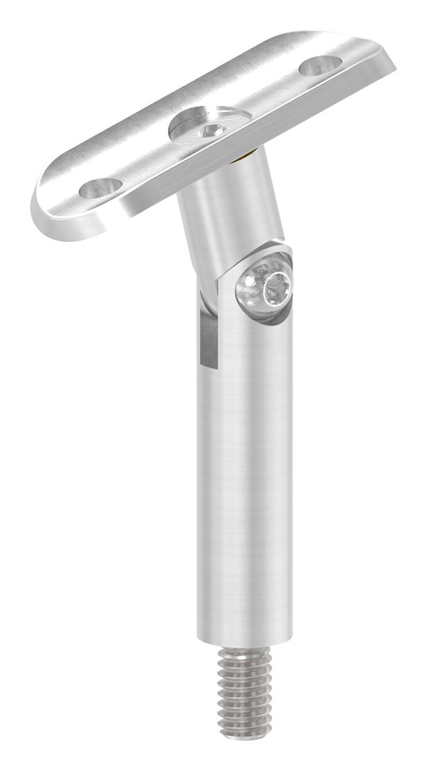 Goupille d'articulation avec plaque de retenue | Raccord : Ø 33,7 mm | V2A