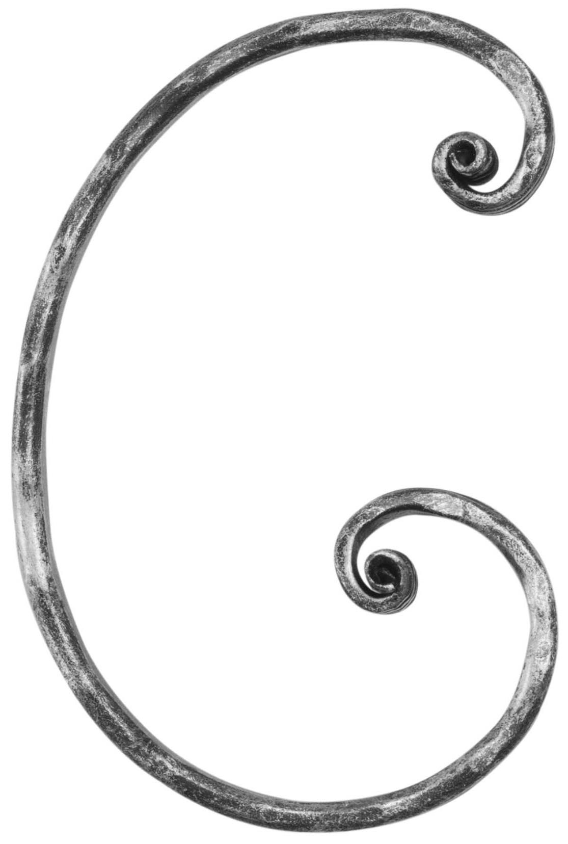 Maître baroque | Dimensions : 145x215 mm | Matériau : 16x8 mm | Acier S235JR, brut