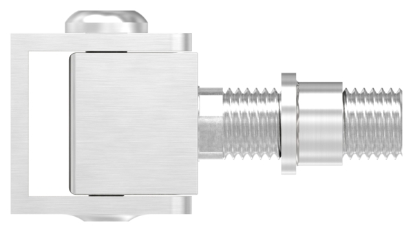 Charnière de portail réglable avec manchon fileté M24, V2A