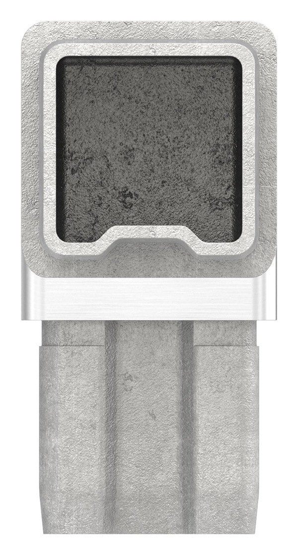 Connecteur 90° pour tube 30x30x2mm, V4A