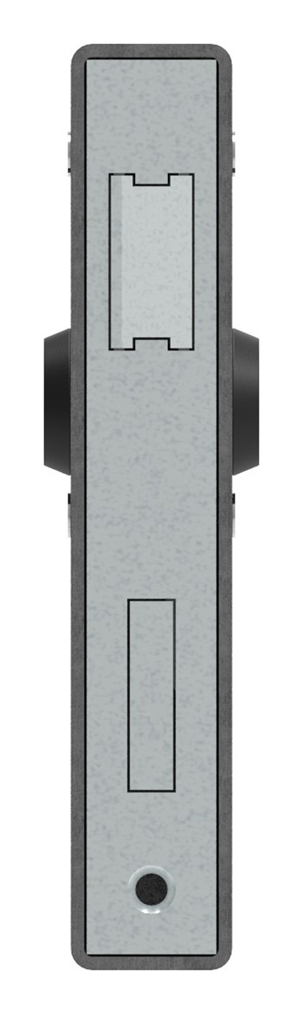 Boîtier de serrure | pour 2 cylindres profilés | dimensions : 30x94x172 mm | acier S235JR, brut