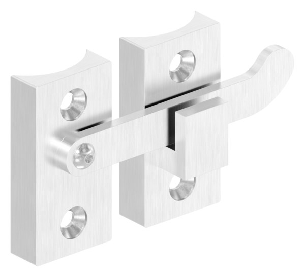 Loquet de porte pour tube 42,4mm, V4A