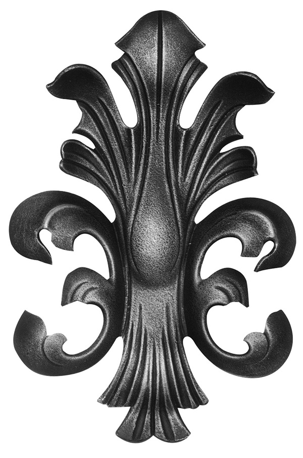 Fer rond baroque | dimensions : 15x22,5 mm | acier S235JR, brut