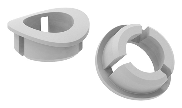 Douille en plastique pour 12mm / Ø 33.7 - 45mm