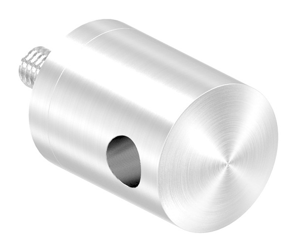 Support de corde pour poteau intermédiaire | Pour corde Ø 6 mm | Connexion plate | V2A