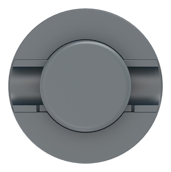 Porte-brenk Ø 50mm, plastique, gris anthracite