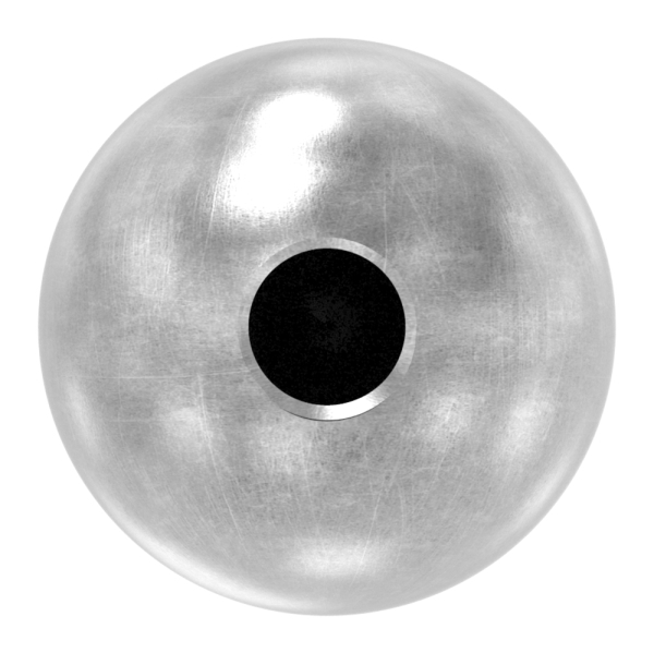 Boule Ø 25 mm | solide et lisse | avec filetage M8 | acier S235JR, brut