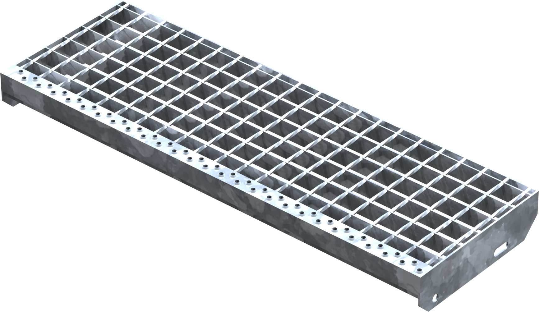 Presse à souder marche en caillebotis | Dimensions : 700x270 mm 34/38 mm | S235JR (St37-2)