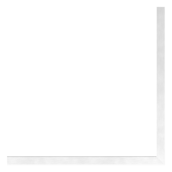 Profilé en U en acier inoxydable, angle de 90°, 500 x 500mm, V4A
