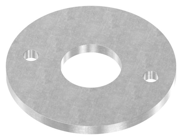 Plaque d'ancrage | Dimensions : Ø 120x8 mm | Acier (brut) S235JR