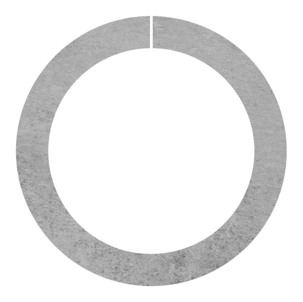 Anneau | Matériau : 12x12 mm | Ø extérieur 100 mm | Acier S235JR, brut